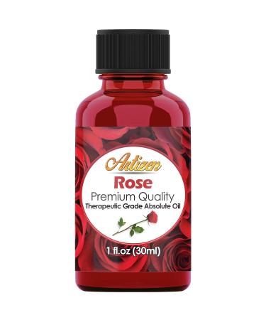 Artizen Rose Essential Oil Therapeutic Grade - Huge 1oz Bottle - Perfect for Aromatherapy, Relaxation, Skin Therapy & More! Rose 1 Fl Oz (Pack of 1)