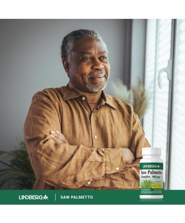 Lindberg Saw Palmetto Extract for Women and Men | 100 Capsules | Complex Supplement Blend | Serenoa Repens | Non-GMO Gluten Free - Buy Online on GoSupps.com