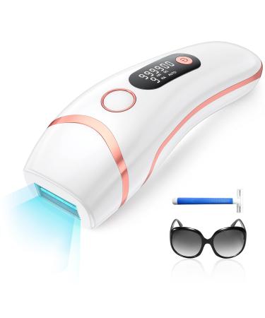Laser Hair Removal for Women and Men, Newest 3 in 1 IPL Hair Removal, 9 Energy Levels At Home Hair remover Device, 999,999 Flashes Permanent Hair removal for Whole Body