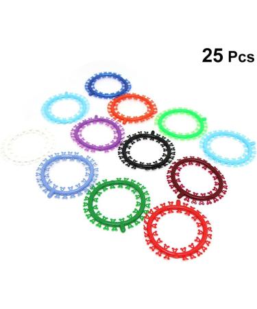 DOITOOL 25pcs Cartoon Colorful Orthodontic Ligature Ties - Fun Dental Oral Care Rings (Random Color) - Buy Online on GoSupps.com