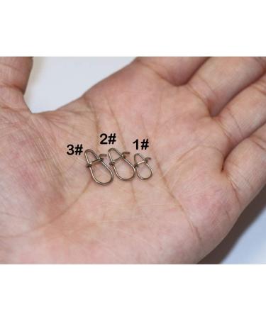Laxygo 100pcs Fishing Power Clips Fast Snaps 25LB 30LB 40LB - 100pcs/pack - Buy Online on GoSupps.com