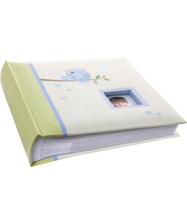 Kusso Blue Sleepy Owl Children's Photo Album - Personalize with 200 6x4 Inch Photos for Babies, Toddlers, and Kids - Buy Online on GoSupps.com