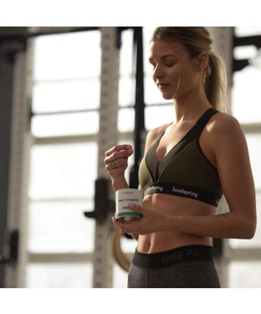 Foodspring Daily Vitamins - Premium Multivitamin Supplements with Vitamin D C & B12 - 100 Capsules for Optimal Health - Buy Online on GoSupps.com