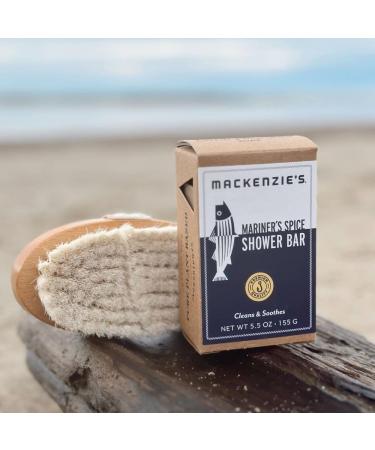 MACKENZIE S Mariner s Spice Shower Bar - Natural Cinnamon Ginger Clove Soap - Perfect Gifts for Fishermen & Men & Women - 5.5 oz - International Shipping Available - Buy Online on GoSupps.com