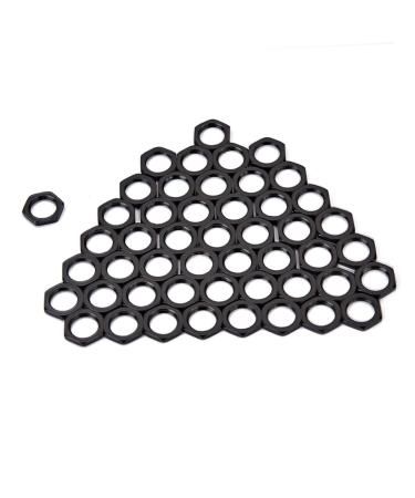 150 Pcs Hex Nuts Zinc Fine Nut Zinc Nuts Earth Tones M8 Thin Nut mediumx3pcs Blackx3pcs - Buy Online on GoSupps.com