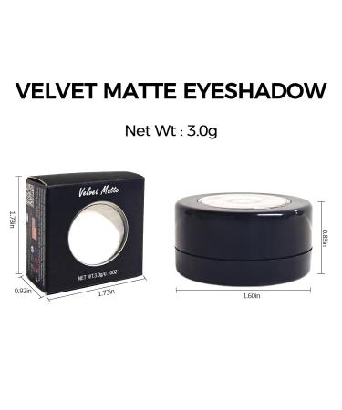 Erinde Single Brown Eyeshadow Palette - Nude Matte Waterproof High Pigmented Long-Lasting Makeup - Buy Online on GoSupps.com