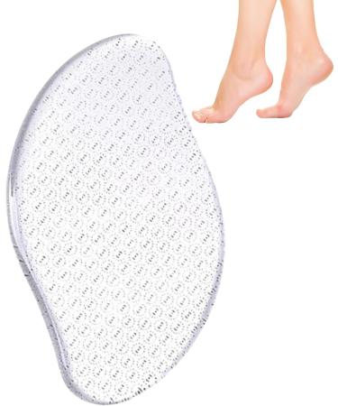 Glass Foot File Foot Callus Remover - Manual Transparent Foot File Portable User-friendly Foot File Reusable Callus Remover for Removing Dry Skin and Hard Skin Mango - Buy Online on GoSupps.com