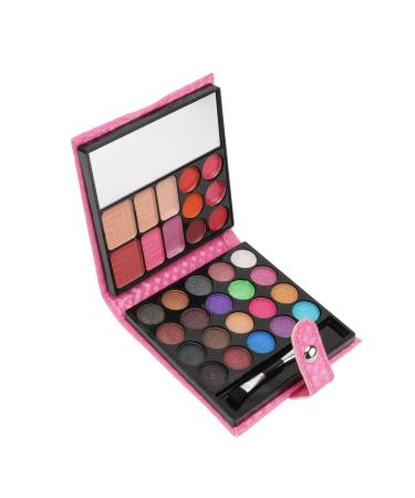 Healvian 1pcs 32 Eye Shadow Palettes Eyeshadow Eye Shadows Makeup Palette Pink