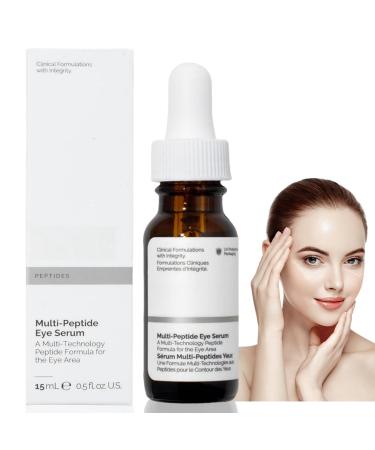 Multi-Peptide Eye Serum Eye Cream for Dark Circles and Puffy Eyes Under Eye Serum Anti Aging Eye Bags Remover Eye Cream for Wrinkles Firming Eye Cream Instant Wrinkle Remover Eye Gel Eye Bag Cream