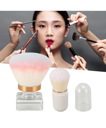 Buy Retractable Kabuki Makeup Brush | Soft Powder Brush for Effortless Blending & Travel-Friendly Design - Perfect for Blush Bronzer & Powder - Buy Online on GoSupps.com