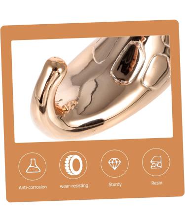 STOBAZA 3pcs Animal Clothes Hook Ornament Retro Keychain Shelf Holders Pegs Creative Wall Hook Rural Antlers 8X8X14CMx3pcs Goldenx3pcs - Buy Online on GoSupps.com