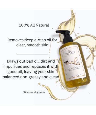 Buy Gold Lush Men's Facial Oil Cleanser - Premium International Shipping & Skin Care Benefits - Buy Online on GoSupps.com