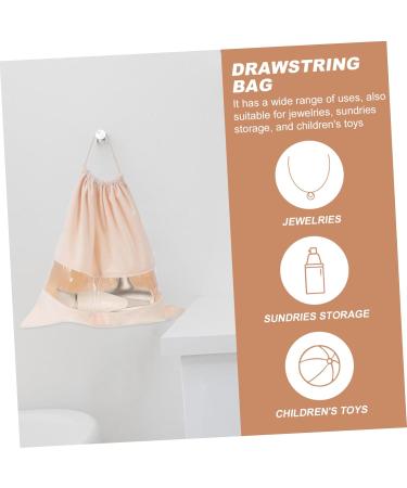 MUSISALY 1pc Hair Dryer Storage Bag Bag Organizer Make up Organizer Bag Gym Drawstring Bag Beige Pvc - Buy Online on GoSupps.com