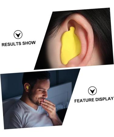 Buy EXCEART Noise Canceling Ear Plugs - 30 Pairs Moldable Sound Insulation for Sleeping & Hearing Protection (Yellow) - Best Noise Reduction Earplugs Online - Buy Online on GoSupps.com