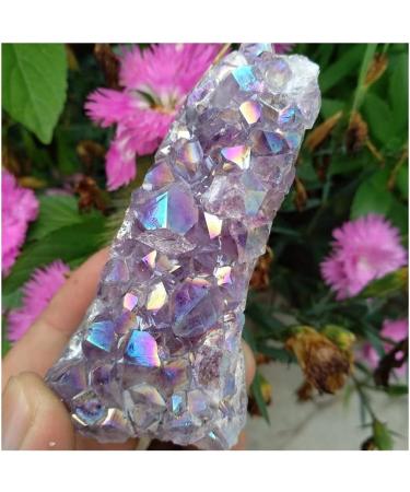 Amethyst Rough Stone for 180g Gold Titanium Purple Rainbow Amethyst Bismuth Crystal Cluster Brazil HOMEZHOU - Buy Online on GoSupps.com