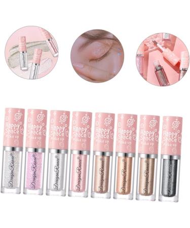 Didiseaon 8pcs Eye Shadow Sparkly Eyeshadow Glitter Shimmer Eyeshadow Lasting Miss Liquid Eyeshadow Cosmetic - Buy Online on GoSupps.com