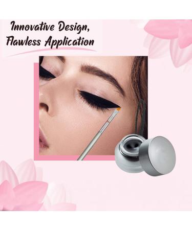 4-Piece Eyeliner Brush Set for Pencil, Liquid, and Gel liners - Winged Makeup Brushes with Angled Bristles for Perfect Cat Eye, Waterproof and Smudge-proof - Buy Online on GoSupps.com