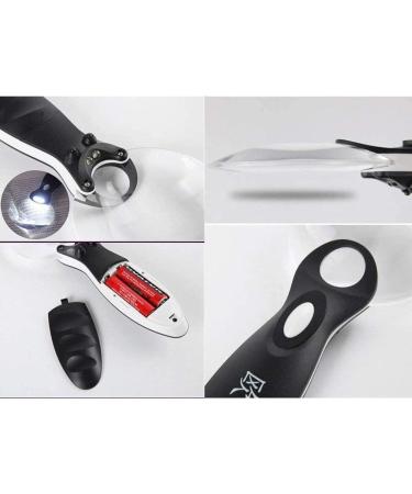 Handheld Magnifying Glass Metallic Material Stainless Steel Hd Magnifying Glass Old Man 20X for Reading Crafts Repair Magnifier Red Lofty Ambition - Buy Online on GoSupps.com