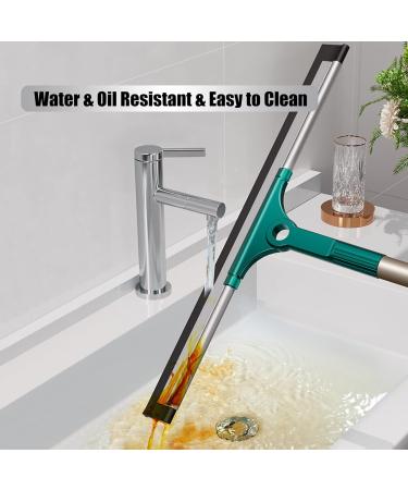 Rubber Floor Squeegee for Shower Glass Doors/Windshield/Window Floor Scraping Sweeper for Bathroom/Kitchen/Tile Cleaning (Size : 40cm/15.75 in Wide) () - Buy Online on GoSupps.com