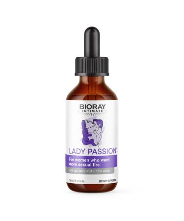 BIORAY Intimate Lady Passion - 2 fl oz - Female Energizing Tonic - Non-GMO Gluten Free