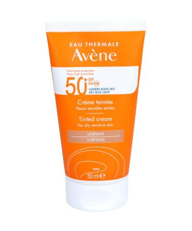 Avene Tinted Sunscreen SPF 50 - 50ml | Broad Spectrum UV Protection | International Shipping - Buy Online on GoSupps.com