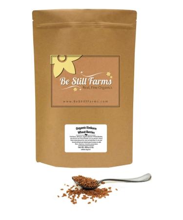 Be Still Farms Organic Einkorn Wheat Berries (5lb) Organic Farro Grain for Farro Flour - Einkorn Berries - Virgin Wheat - Organic Wheat Berries Bulk for Wheat Berry Bread - Bulk Farro Whole Grain 5 Pound (Pack of 1) - Buy Online on GoSupps.com