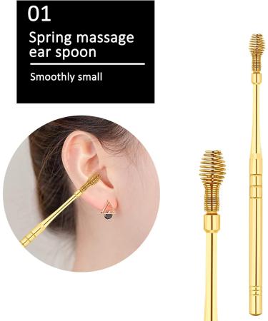 Ear Wax Removal Spiral Ear Spoon Spiral for Children for Kids for Parents for Adults - Buy Online on GoSupps.com