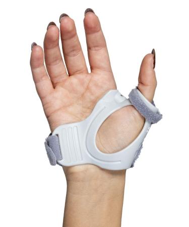 Rigid Thumb Brace Immobilizer by Rapid Thumb - Medium - Tendonitis Arthritis Relief Pain Recovery - CMC Joint Thumb Stabilizer Splint Spica Abducted Thumb- Medium