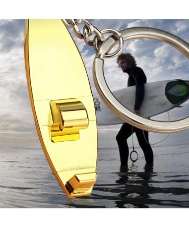 Surfboard Bottle Opener Keyring 4pcs Alloy Beverage Beer Bottle Opener Keychain Durable Pendant Key Gift for Women Men - Buy Online on GoSupps.com
