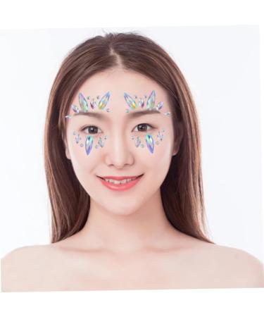 Face Gems Stickers Crystal Rhinestone Tattoos Women Eyes Stickers for Halloween Festival Style2 Stickers - Buy Online on GoSupps.com