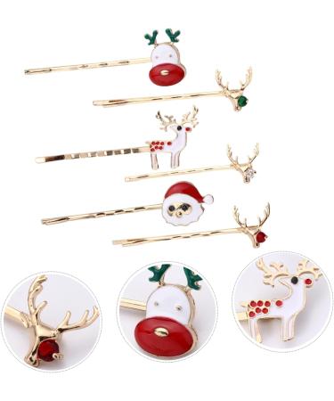 VINTORKY 3 Christmas Hair Clips Girls Bobby Barrettes Snowman Hair Barrettes Bobby Kids Party Clips Xmas Hair Clips Hair Clips for Girls Party Hairpin Headgear Child Metal Cute - Buy Online on GoSupps.com