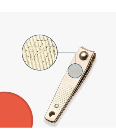 UNbit Nail Clipper Medium-Size Nail Clippers Trimmers Gold-Plated Hands Pedicure Care Professional Nail Tools Exquisite Gifts - Buy Online on GoSupps.com