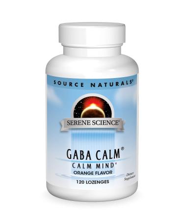 Source Naturals GABA Calm Orange Flavor 120 Lozenges