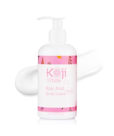 Koji White Kojic Acid & Collagen Body Lotion - Hydrated & Radiant Skin with Arbutin Deep Moisturizing Nourishing Care for Smooth & Healthy-Looking Skin Vegan 8.45 Fl Oz (1 Bottles)