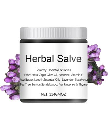 Organic Herbal Salve 4oz Comfrey Organic Herbal Salve 1 Bottles Herbal Salve - Comfrey Organic Comfrey Herbal Salve (1pcs)