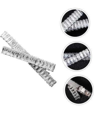 1pc Cross Clip Elegant Hairpin Rhinestone Side Clip Bling Side Clips Fashion Hairpin Clear Rhinestone Bobby Pins Girl Hair Clip Wedding Hair Diamond Bride Rhinestones Zircon - Buy Online on GoSupps.com