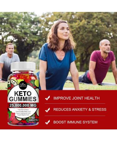 High Strength Keto Gummies for Weight Loss | 60 Apple Cider Vinegar Gummies | Natural & Fast-Acting Slimming Formula - Buy Online on GoSupps.com