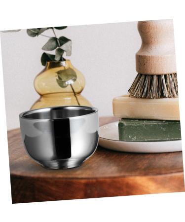 Angoily 2 STK Stainless Steel Impact Bowl for Hairdressers | Durable Double-Layer Shaving Cup & Mixing Container | Metal Stirring Bowls for Beard Care | 7.3x5cm - Buy Online on GoSupps.com