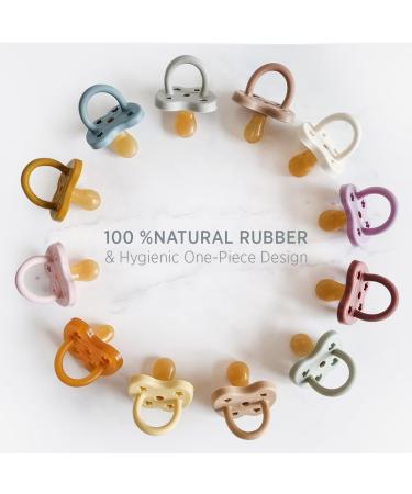 Natural Rubber Pacifier for Newborns | Symmetrical Design - Milky White (0+ Months) | Single Pack - Buy Online on GoSupps.com
