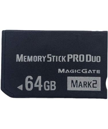 JUZHUO Original 64GB High Speed Memory Stick Pro Duo(Mark2) PSP Accessories/Camera Memory Card.