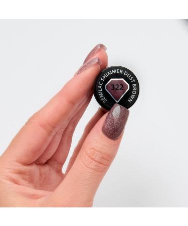 Buy Semilac UV Nail Polish Hybrid 322 Shimmer Dust Brown 7ml - Long-lasting Professional Quality International Shipping Available - Buy Online on GoSupps.com