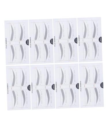 Outanaya 2 Eyebrow Card Eyebrow Template Easy Eyebrow Stencil Makeup Kit Simple Card A607