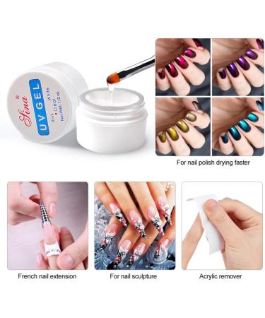 3 Colors Quick Uv Builder Gel Nail Extension Gel Nail Strengthen Uv Gel Nail Art Manicure Set Crystal Enhancement Gel For Professional Or Beginner 3PCS - Buy Online on GoSupps.com