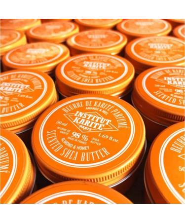 Institut Karit Paris 98% Pure Shea Butter with Almond & Honey - 50 ml | Nourishing Moisturizer for Soft Skin - Buy Internationally - Buy Online on GoSupps.com