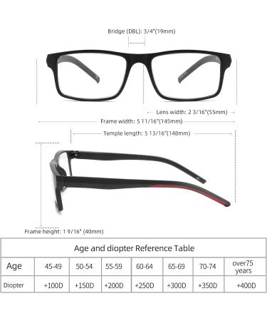 4 Pack Blue Light Blocking Computer Readers - JAWSOCK Rectangular Frame Glasses for Men Women, Anti-Eyestrain/UV, 1.5x Magnification - Buy Online on GoSupps.com