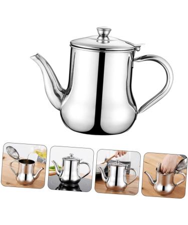Milisten 1pc Stainless Steel Oil Pot Stainless Steel Cooking Supplies Vinegar Bottle Soy Sauce Bottle Household Leak Proof Soy Sauce Dispenser Leakage Proof Frying Grease Olive Oil Bottle - Buy Online on GoSupps.com