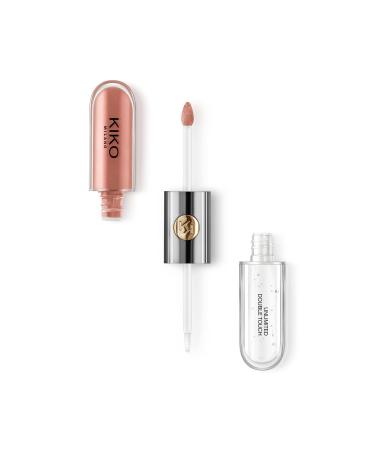 KIKO Milano Unlimited Double Touch 129 2-Step Liquid Lipstick Luminous Finish. Lasts Up to 12 Hours. Transfer-Free Color Base