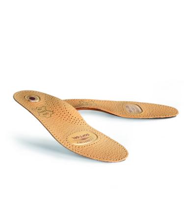Orthopedic shoe inserts made of leather high-quality insoles with gel cushions for men and women Kaps relax gel all sizes 37 EUR