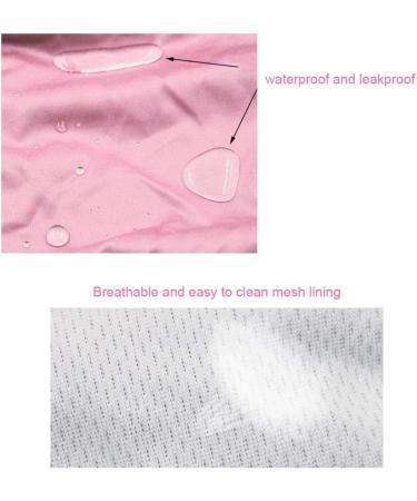 Adjustable Washable Adult Diaper Pants Reusable Cloth Diapers for Incontinence (Pink) - Buy Online on GoSupps.com
