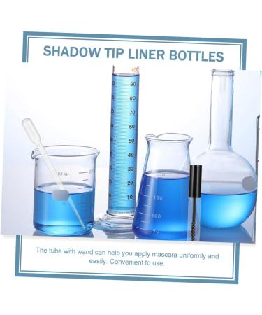 TOVINANNA 3 Sets Mascara Tube Lip Plumper Gloss Clear Lip Balm Containers Lash Containers Funnel Lash Wand Abs - Buy Online on GoSupps.com